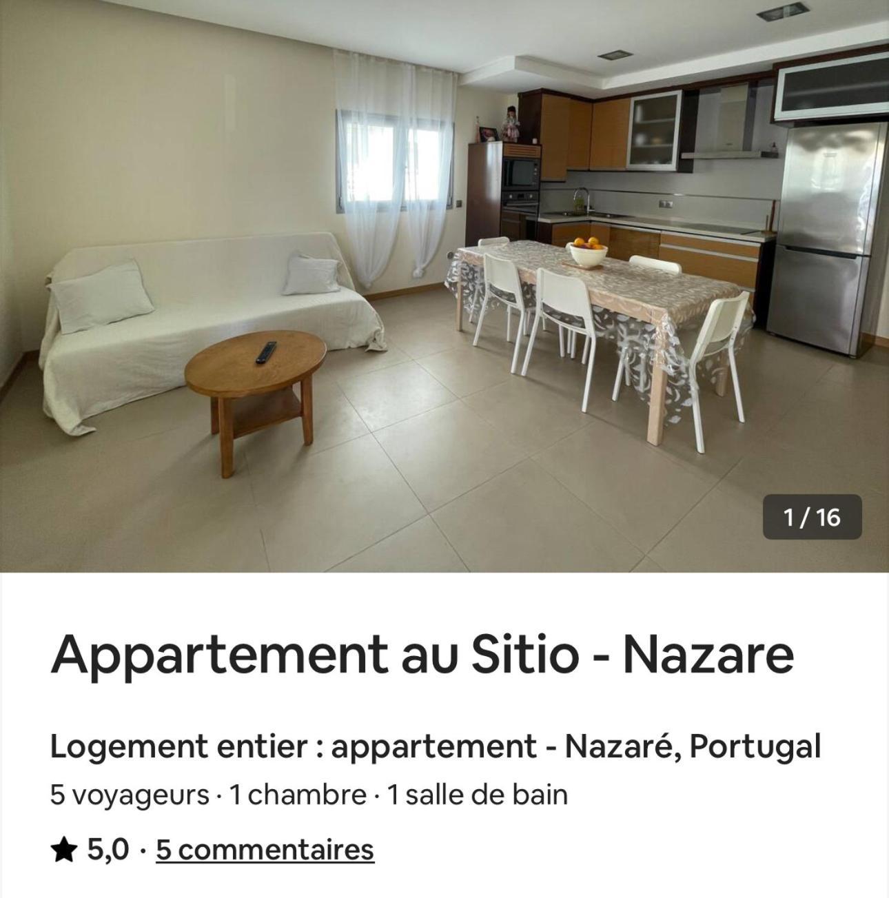 Apartamento Na Nazare Sitio Экстерьер фото